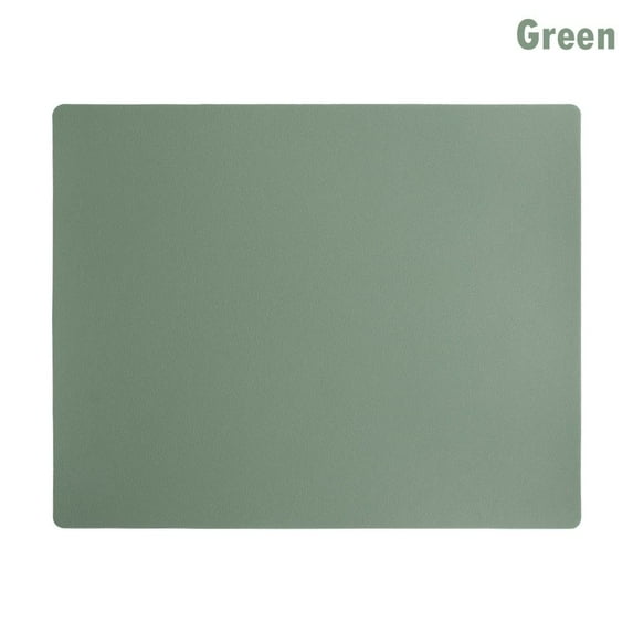 1pc Universal Home Office Game Desk Cushion Computer Mouse Pad Anti-slip Leather Mice Mat GREEN