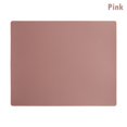 thumbnail image 1 of 1pc Universal Home Office Game Desk Cushion Computer Mouse Pad Anti-slip Leather Mice Mat PINK, 1 of 8