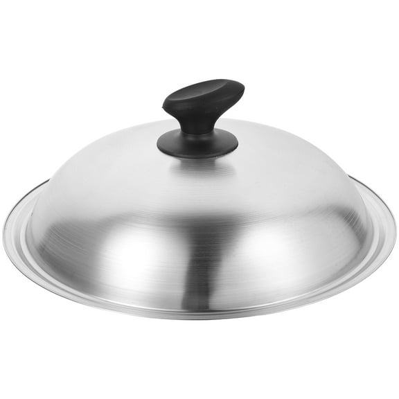 1pc Universal Pan Lid, Pans And Skillets Stainless Steel Pot Cover Splash Proof Lid - Fits 3.5,X12.5" Diameter Pots And Pans"