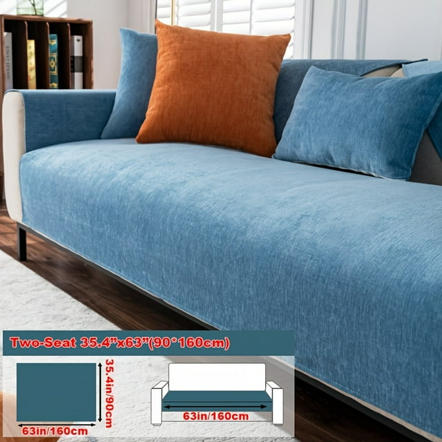 1pc Universal Solid Color Sofa Cover - Year-round Protection Seamless