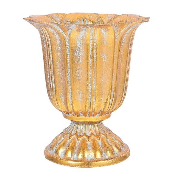 1pc Urn Flower Pot Moroccan Planter Dry Flower Vase Balcony Garden Planter Decorative Tabletop Pot for Home Office