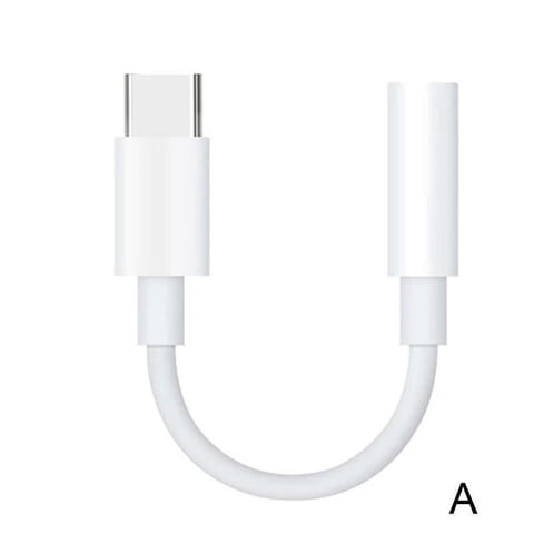 1pc Usb Adapter 2in1 Type C To 3.5mm Jack Charger Adapter Headphone Cable Aux Audio Headphone Splitter Charging Cable Adapter L9Z3
