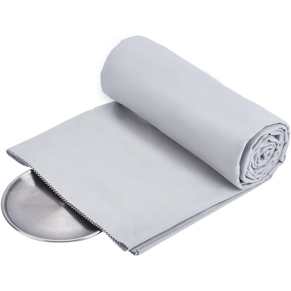 1pc Velvet Silver Polishing Cloth Jewelry Cleaning Cloth Sterling Silver Anti-Tarnish Cleaner Rectangle Light Grey 200x150x0.04cm