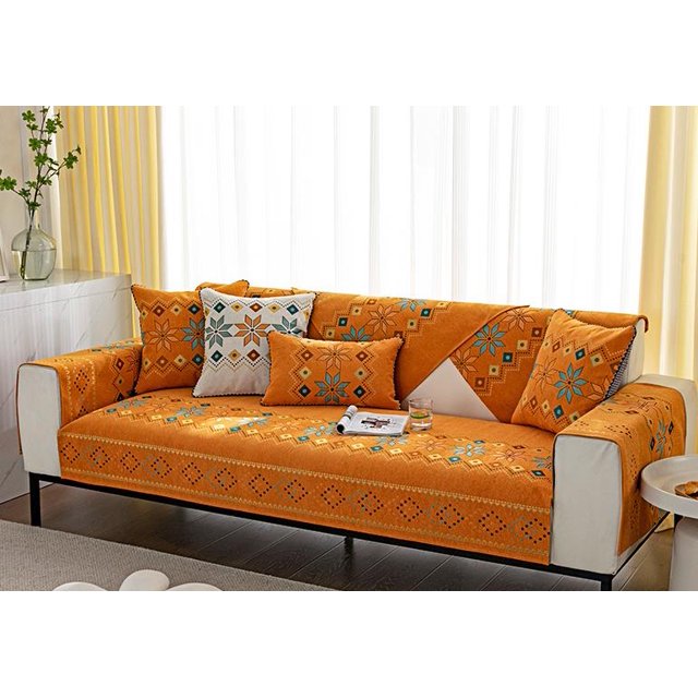 1pc Vibrant BohoStyle Sofa Slipcover StainResistant NonSlip Couch Protection Versatile