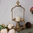 thumbnail image 1 of 1pc Vintage European Style Metal Candle Holder, French-Inspired Tabletop Decor with Antique Finish, Decorative Iron Art Candle Stand for Home Ambiance, Tabletop Candle Display, 1 of 6