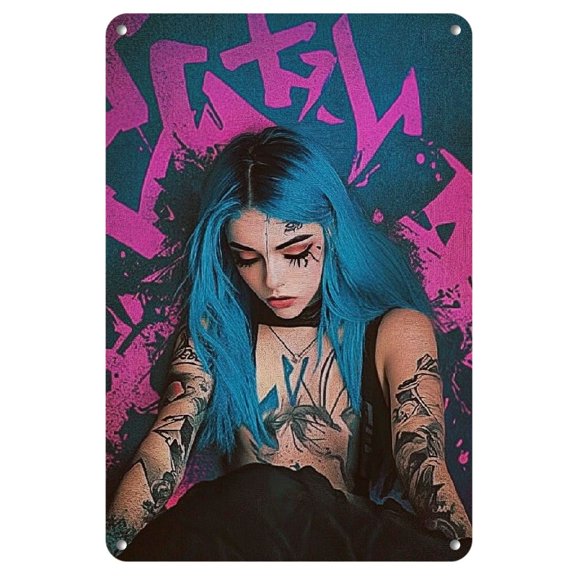 1pc Vintage Iron Sign Metal Sign Poster with Artworks, Restaurant Bar Pub Cafe Coffee Shop Iron Painting, Water-proof & Dust-proof, Funny Home Room Wall Decor, Aesthetic, Room Decor