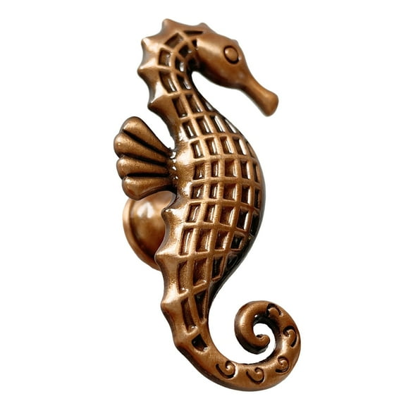 1pc Vintage Seahorse Handle Pull Knob Furniture Door Handles Cupboard Cabinet Knobs Kitchen Drawer Pull Handles Home Decoration