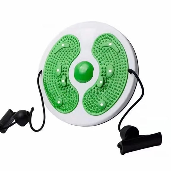 1pc Waist Twisting Disc With Pull Rope, Magnetic Therapy Body Sculpting Board  Green