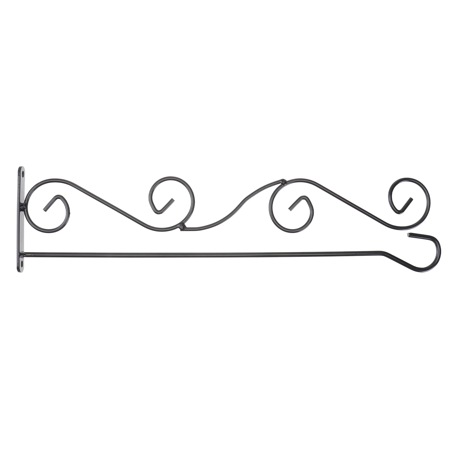 1pc Wall Hanging Garden Flagpole Garden Banner Bracket Iron Flag Pole
