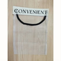 1pc Wall-Mounted Plastic Bag Holder, Elastic Mesh Garbage Bag Organizer, Non-Food Contact Reusable Bag Dispenser, Cabinet Door Hanging Storage Solution for Home & Kitchen Organization