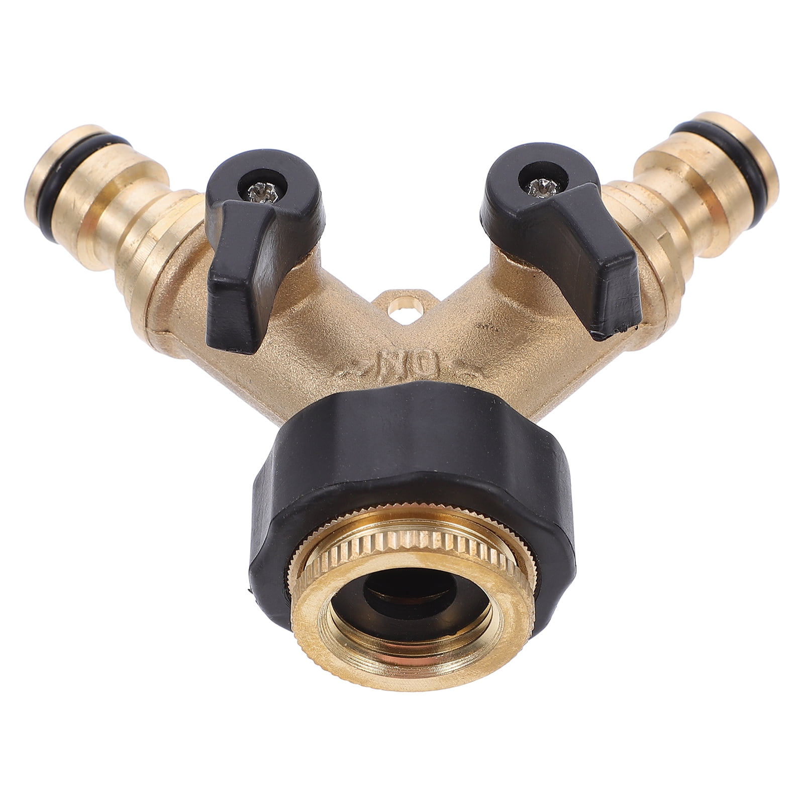 1pc Washing Machine Faucet Connector Water Divider with Valves Faucet