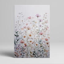1pc Watercolor Wildflowers Canvas Wall Art, Framed Decor room hanging Wall Picture Decor for Home Gifts, living room, bathroom, bedroom, kitchen wall art decor canvas wall art