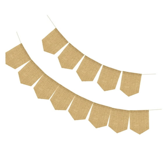 1pc Wedding Birthday Party Banner Blank Shield Shape Hanging Banner for Party