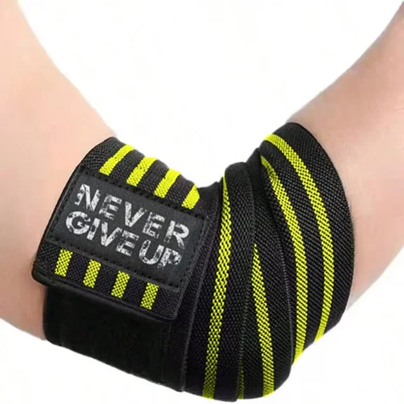 1pc Weightlifting Elbow Sleeve, Compression Wrap-Around Hook And Loop Strap For Bench Press, Deadlift, Lifting Strength Training Gym Gym Accessories Coderas