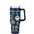 thumbnail image 1 of 1pc Whale Shark 40oz Tumbler with Straw & Handle - Insulated Stainless Steel Cup | Holiday Gift for Man Women (Christmas, Valentine's, Birthday), 1 of 5