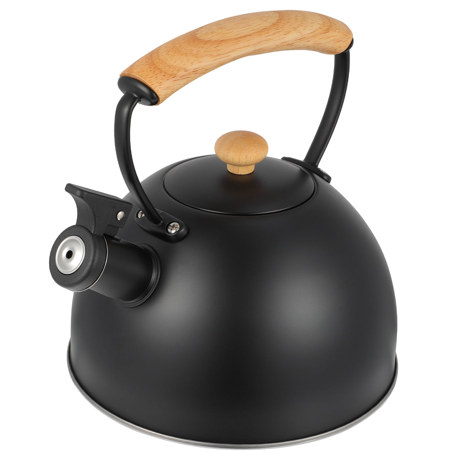 1pc Whistling Tea Kettle Whistling for Home Office (Black)