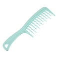 thumbnail image 1 of 1pc Women Comfortable Wide Tooth Comb for Curly Thick Wavy Wet Straight Hair PP Green, 1 of 6
