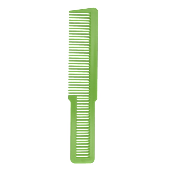 1pc Women Durable Double Head Hair Comb for Curly Thick Straight Wavy Hair Green Plastic