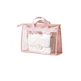 thumbnail image 1 of 1pc Women Transparent Clear Dust-Proof Handbag Bag Protector Holder Organizer, 1 of 8