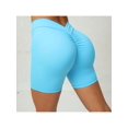 thumbnail image 1 of 1pc Women's High Waist Deep V-Shaped Yoga Shorts Tummy Control Athletic Running Summer Gym Short Pants For Sports Workout, 1 of 4