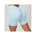 thumbnail image 1 of 1pc Women's High Waist Deep V-Shaped Yoga Shorts Tummy Control Athletic Running Summer Gym Short Pants For Sports Workout, 1 of 4