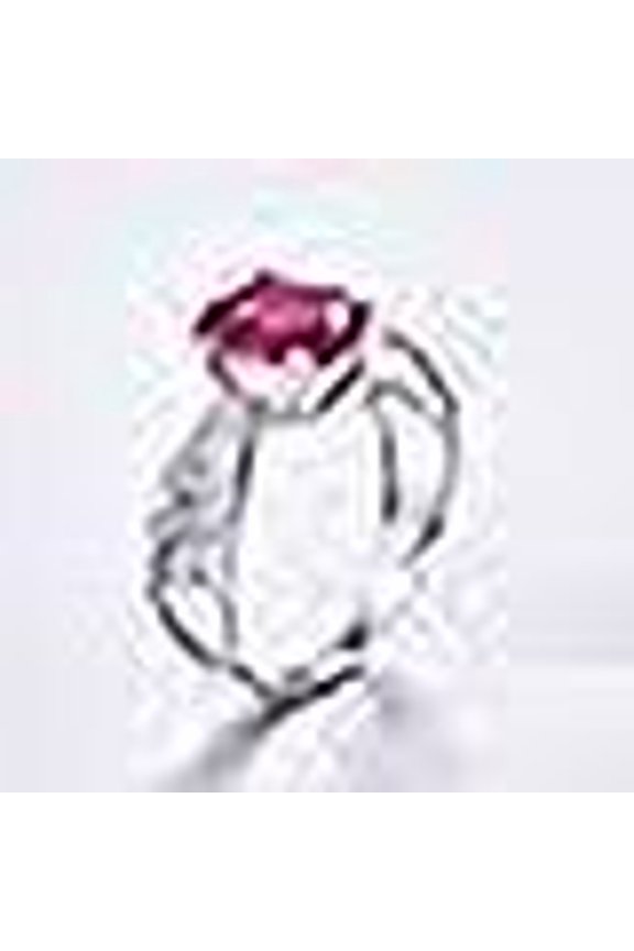 1pc Women's S925 Sterling Silver Stylish, elegant and romantic Oval Shape 8 * 10mm Main Stone wedding Ring