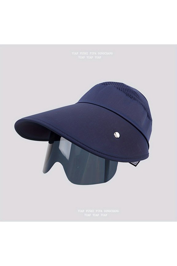 1pc Women's Summer Wide Brim Open Top Sun Hat, Versatile Outdoor Hiking Camping Climbing Sun Hat