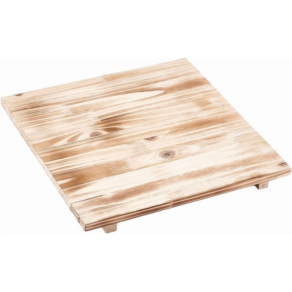 1pc Wood Clay Cutter Base Plate Clay Modeling Tool Square BurlyWood 299x299x23mm DIY