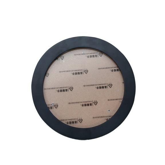 1pc Wood Round Photo Frame Wall Hanging Picture Display Frame for Living Room Bedroom Black 206mm