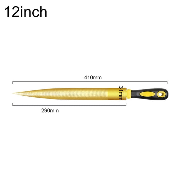 1pc Wooden Carving File Wood File Rasps for Woodworking Half-Round Flat File