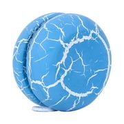1pc Wooden Crack Yoyo Toy Lovely Yoyo Ball Playthings for Kids Children Tollders (Blue)