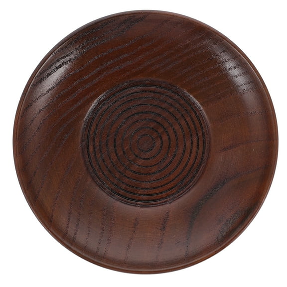 FESTFENDS Fruit Plate Snack Plate Brown 1Pcs 3.9X3.9X0.8In