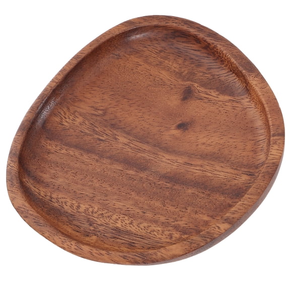 NIAIZEK Natural Wood Kitchen Serving Tray Assorted Colors for Parties and Home Use 1 Set 6.89 x 5.51 x 0.79 inches