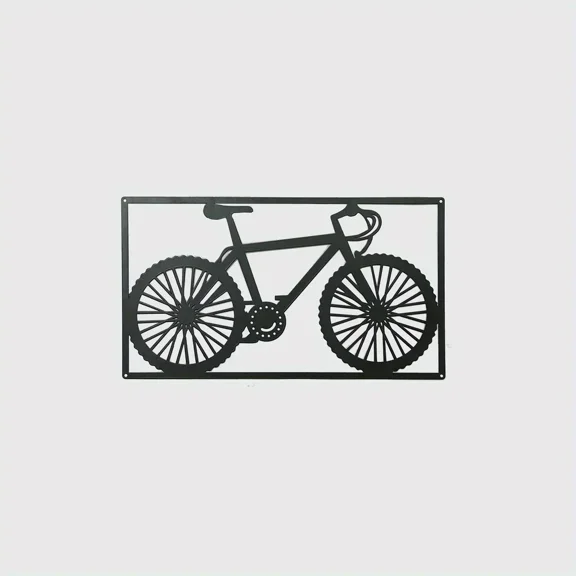 1pc, Wrought Iron Indoor Decoration, Bicycle Metal Wall Art for Living Room, Bedroom, and Dining Room - Elegant and Stylish