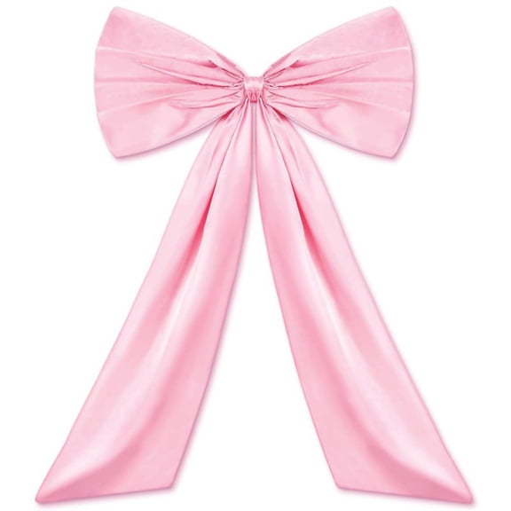 1pc, X-Large Bow Decoration -  (24x36 Inches) Elegant Large Ribbon-like Backdrop for Wedding, Birthday Party, Christmas Decor - Party Decorations, Festive Decorative