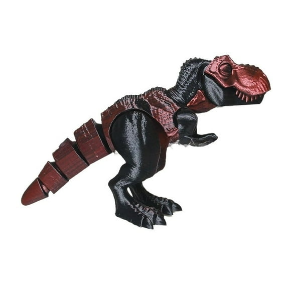 1pc black 3d Printed Muscle Tyrannosaurus Rex Dinosaur Creative Stall, Multi-color Joint Decorative Model Ornament