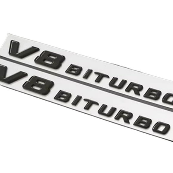 1pc for Car Side Fender Rear Trunk Emblem Badge Chrome Decal Sticker 3D Car 4MATIC Logo ABS Letter Emblem Decal (v8-Balck) O