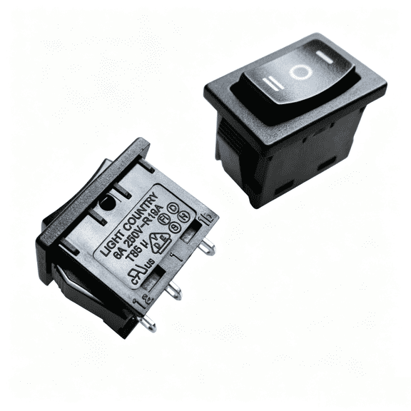 1pc for Light Country 250V AC R19A 6A T85 u Rocker Switch 3 Pins 3 Positions Maintained