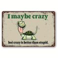 1pc, funny Turtle Sign, vintage Metal Tin Signs, indoor And Out Door