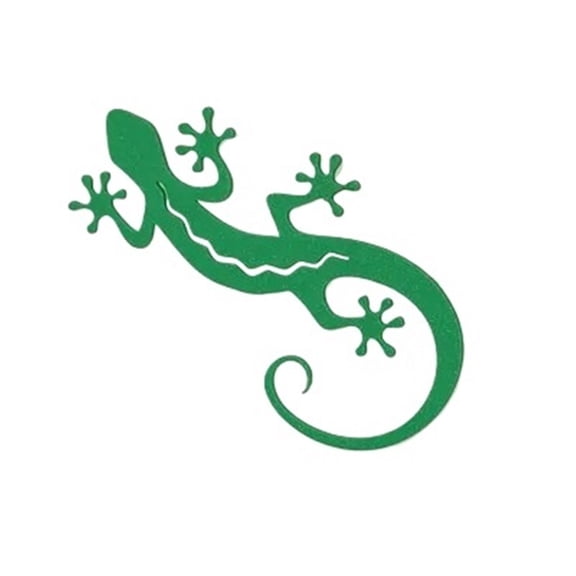 1pc gecko silhouette wall decoration 3D printing