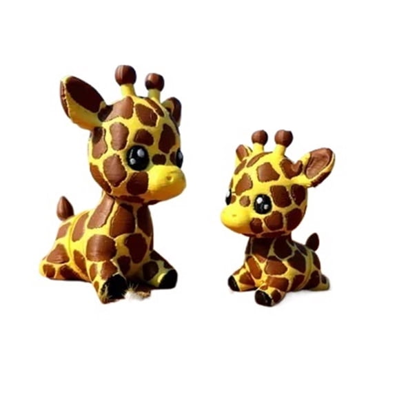 1pc giraffe movable joint decompression 3D printing