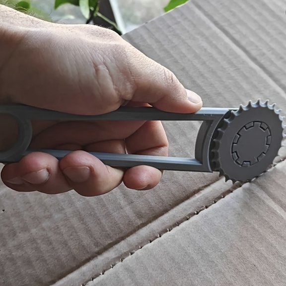 1pc hand-held cardboard box punching tool, suitable for DIY crafts, art projects, card making and cardboard box modification - portable precision tool