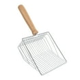 thumbnail image 1 of 1pc hollow- litter shovel long handle cat waste cleaner pet care tool, 1 of 6