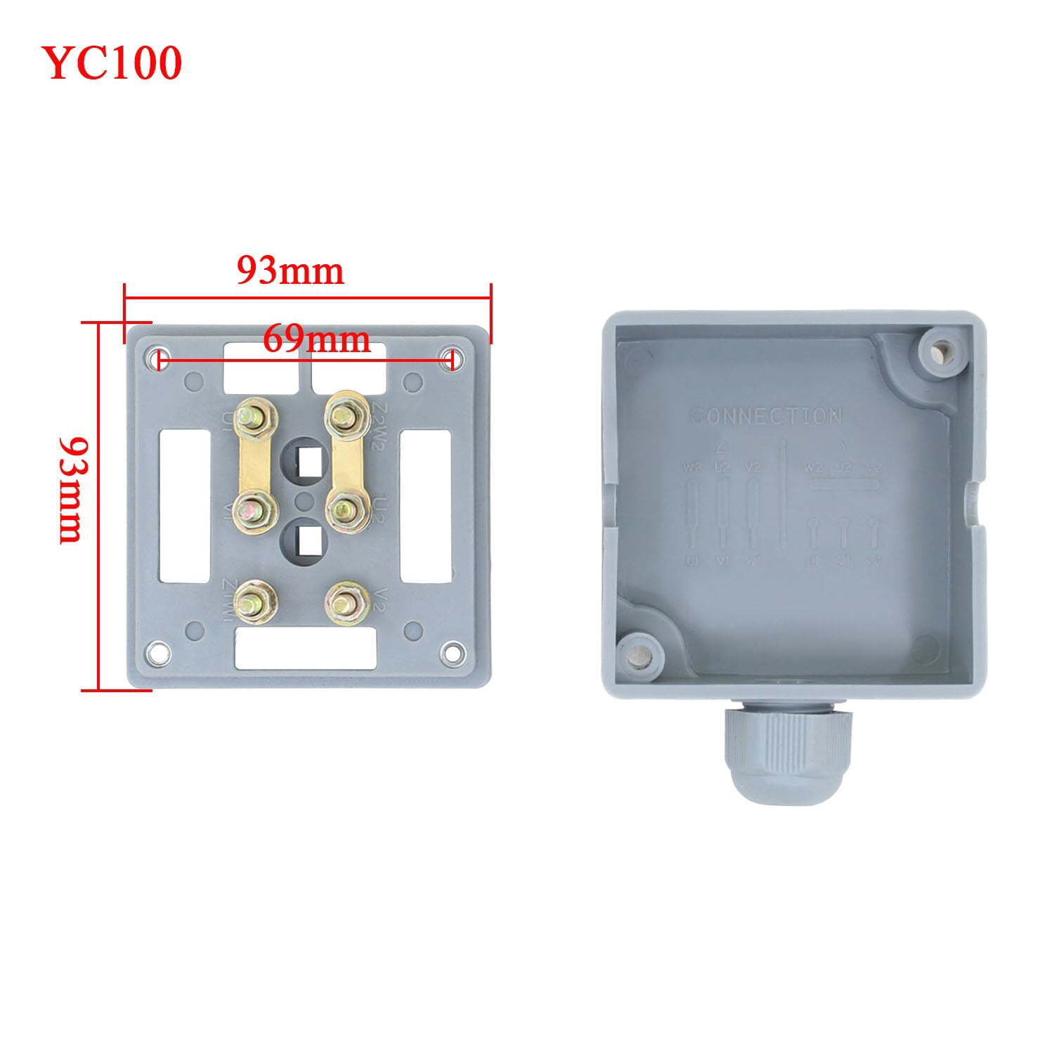 1pc junction box for motor water pump fan motor explosion dust proof protective cover electrical box waterproof junction
