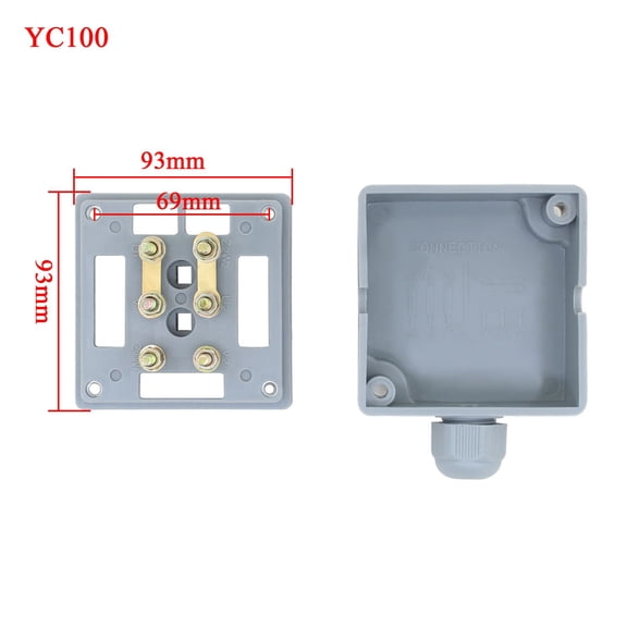 1pc junction box for motor water pump fan motor explosion dust proof protective cover electrical box waterproof junction