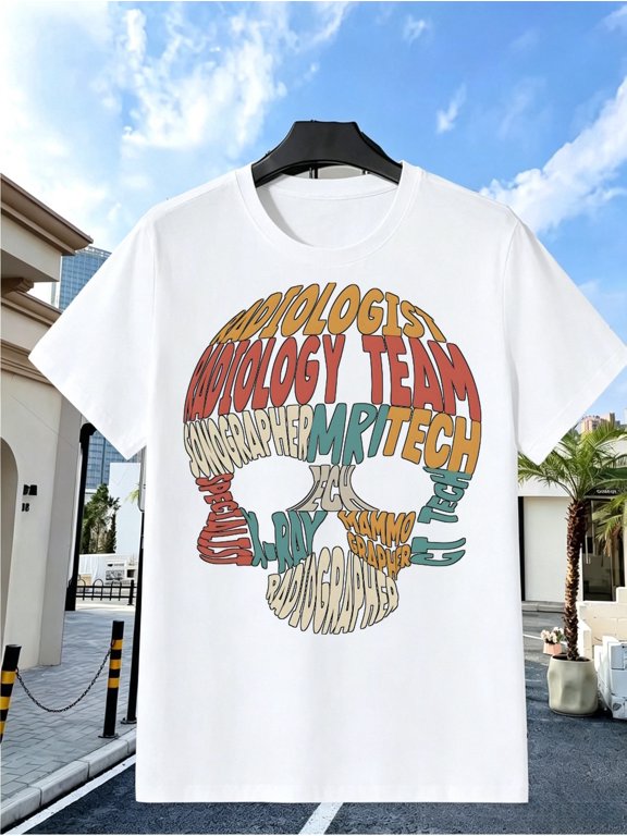 1pc mens graphic t shirt radiologist radiology team sonographer mriray mammographer radiographer ct techshort sleeve crew neck