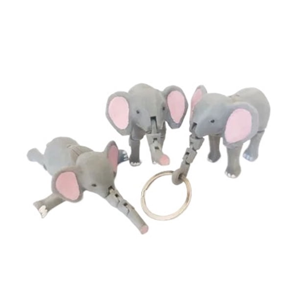 1pc movable mini elephant (one-piece printing) 3D printing