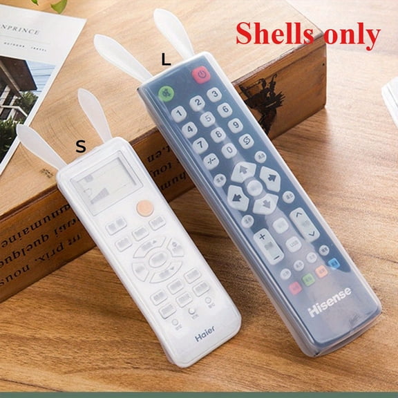 1pc of Transparent Cover for Remote Controls, Designed to Protect TV And Air Conditioner Remotes with a Dustproof Sleeve Resembling Rabbit Ears