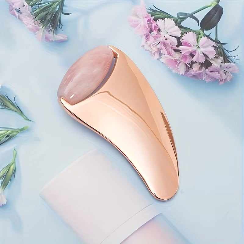 1pc, roller facial massager, metal scraping board, lifting massager, tendon tightening beauty tool