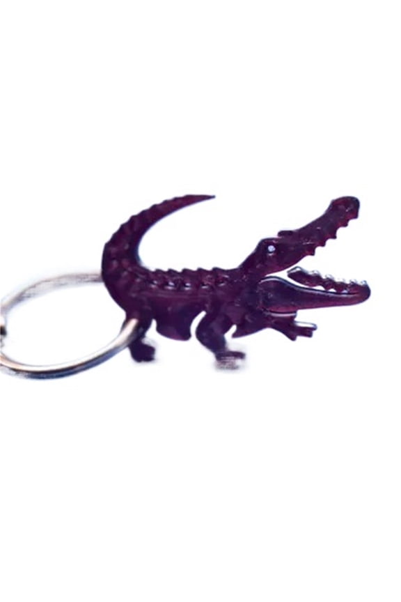 1pc simple crocodile key chain 3D printing